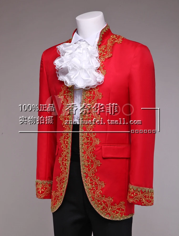 Court Dresses Men's Prince Marshal's National Dresses Retro Men's Antique Dresses Performance Ball