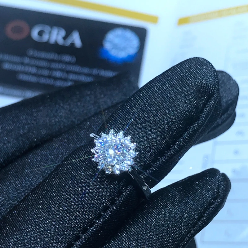 Moissanite, 0,8 карат супер горячие продажи, сравнимые с алмазами, изысканное мастерство