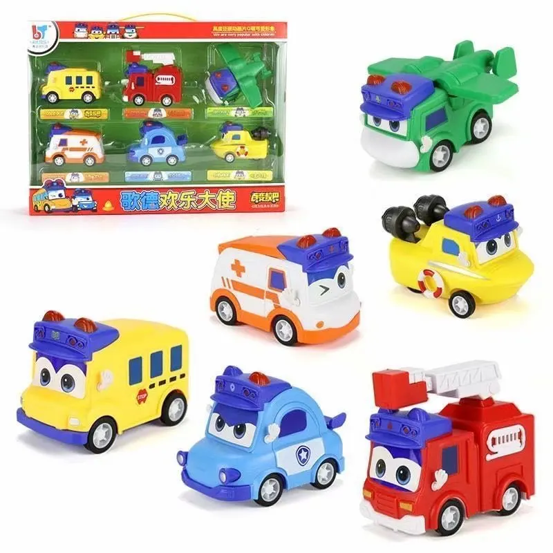 

Мини-фигурки игрушечного автобуса, 6 шт./комплект