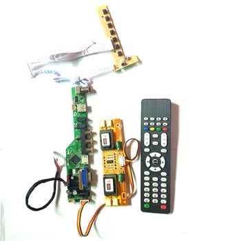 

For LM190E03-B4N4/TLB1 Remote+Inverter+keyboard T.V53 controller board 4CCFL 30Pin LVDS LCD display panel VGA HDMI AV USB RF Kit