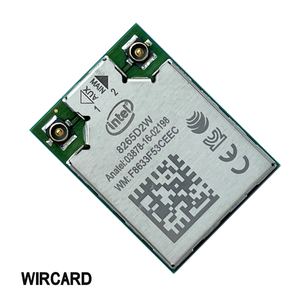 WIRCARD For Intel 8265D2W 8265NGW WIFI Card BT4.2 802.11ac 2.4G/5G wireless adapter card