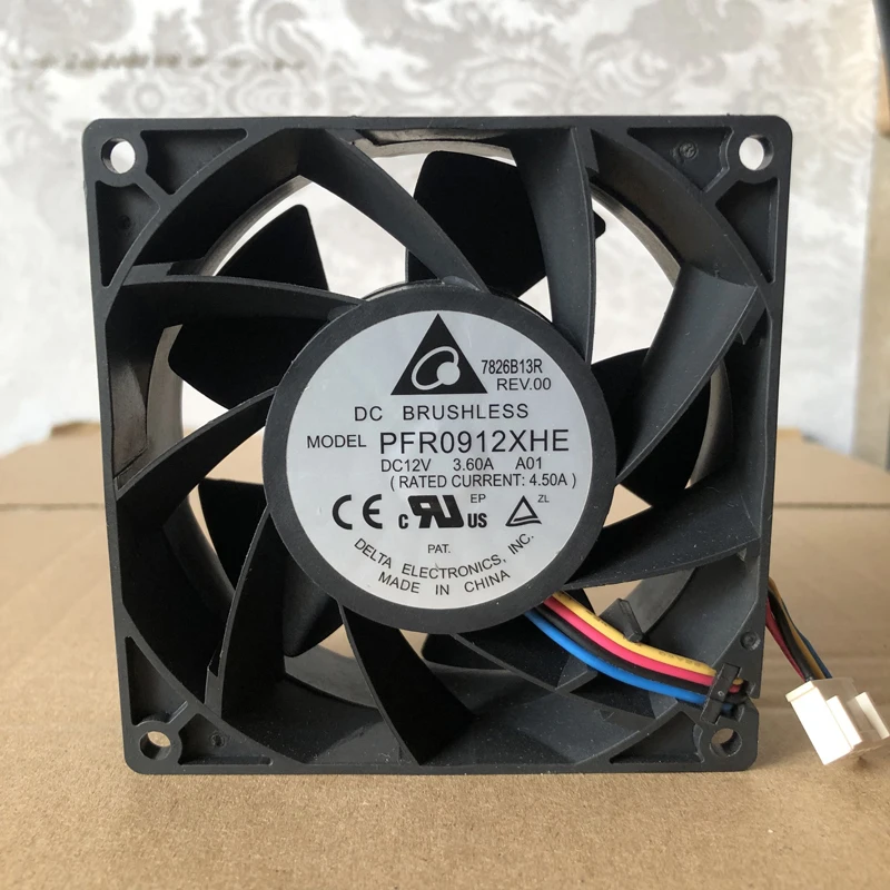 

for PFR0912XHE 90*90*38mm 9cm DC 12V 3.6A For DELL Server Extensions machine cooling fan