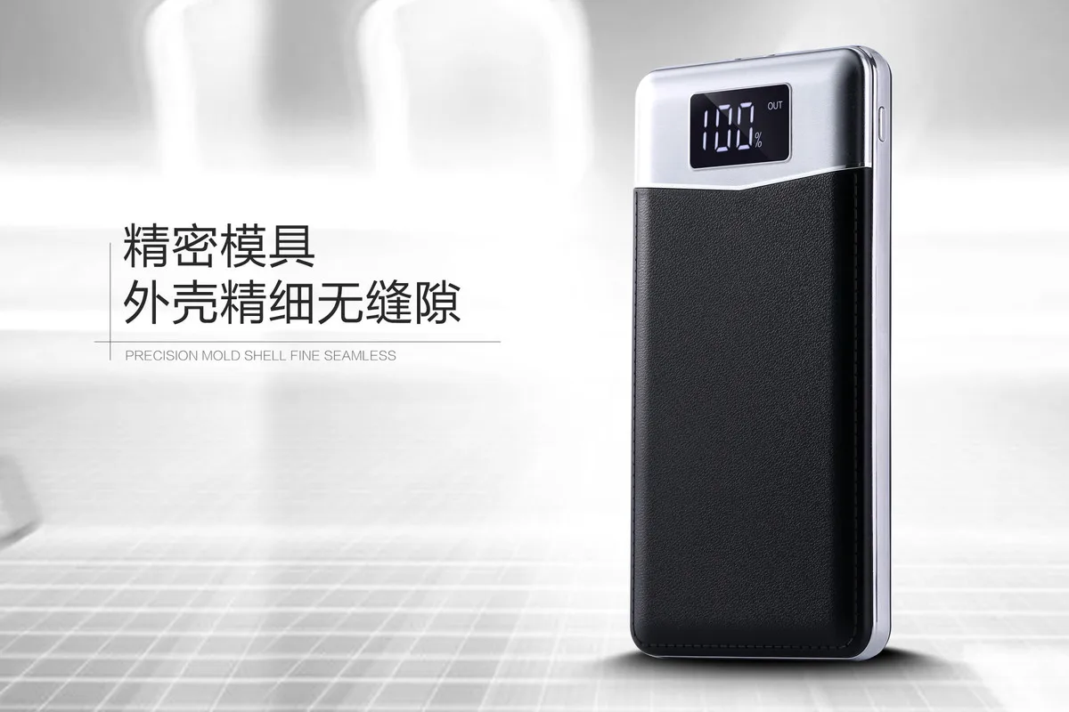 Quick Charge power Bank 30000 мАч 2 USB lcd портативная Внешняя батарея зарядное устройство для мобильного телефона для iPhone XS samsung Xiaomi Asus LG