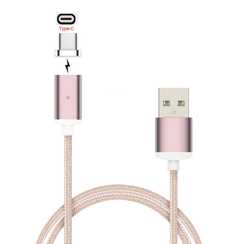 Плетеный Магнитный Кабель зарядного устройства микро-usb для samsung LG G5/V20 huawei P9