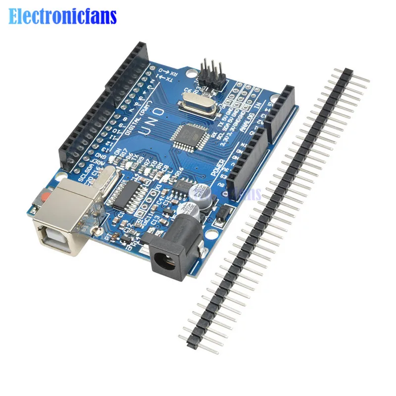 Один комплект бокс для UNO R3 (CH340G) ATMEGA16U2 + микросхема MEGA328P Arduino R3|Интегральные схемы|