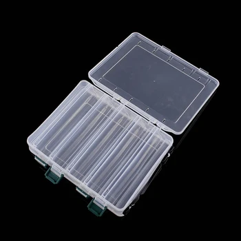 

Fishing Box Transparent Double Sided Plastic Baits Lure Case Fly Fishing Tackle Storage Container Fishing Supplies Accessories