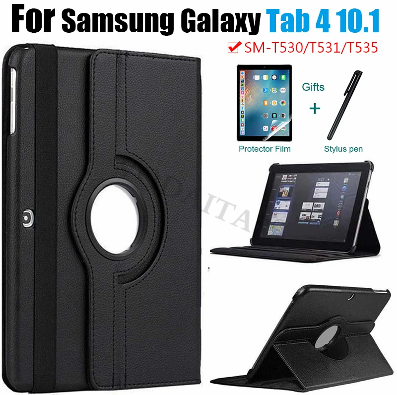 Чехол для Samsung Galaxy Tab 4 10 1 T530 T531 T535 SM T533 книжка из искусственной кожи с функцией