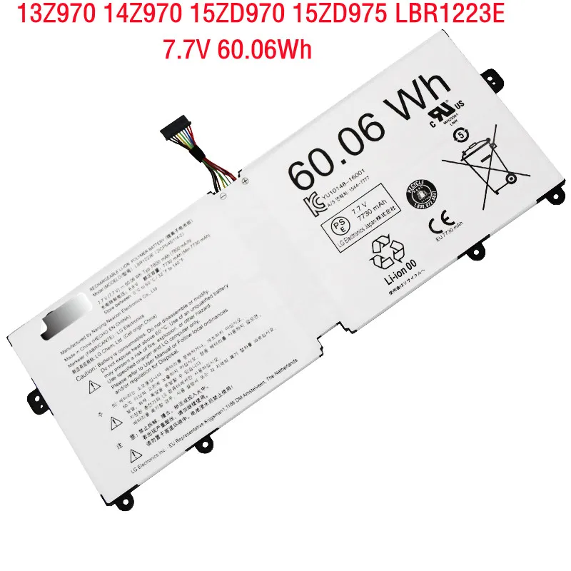 Новый аккумулятор LBR1223E 2ICP5/7 7-2 для ноутбука LG Gram 13Z970 14Z970 15Z970 15Z975 13Z970.G.AA53C 15Z980 14Z980