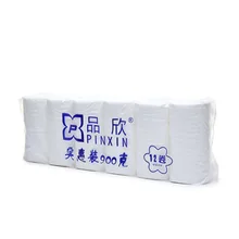 Pin xin 900 г белый ролик, бумага,, объемные пакеты, паутина, материнский и детский туалет, 12 рулонов туалетной бумаги, Fami