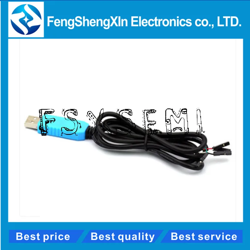 PL2303TA PL2303 USB TTL к RS232 переходной кабель, последовательный кабель модуля для win XP/VISTA/7/8/8,1 для замены