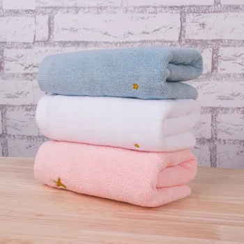 

Towel Cotton Embroidered Towel Thickened Absorbent Cotton Face Wash Towels Home Portable Bath Towel Face Towel Beach Towel