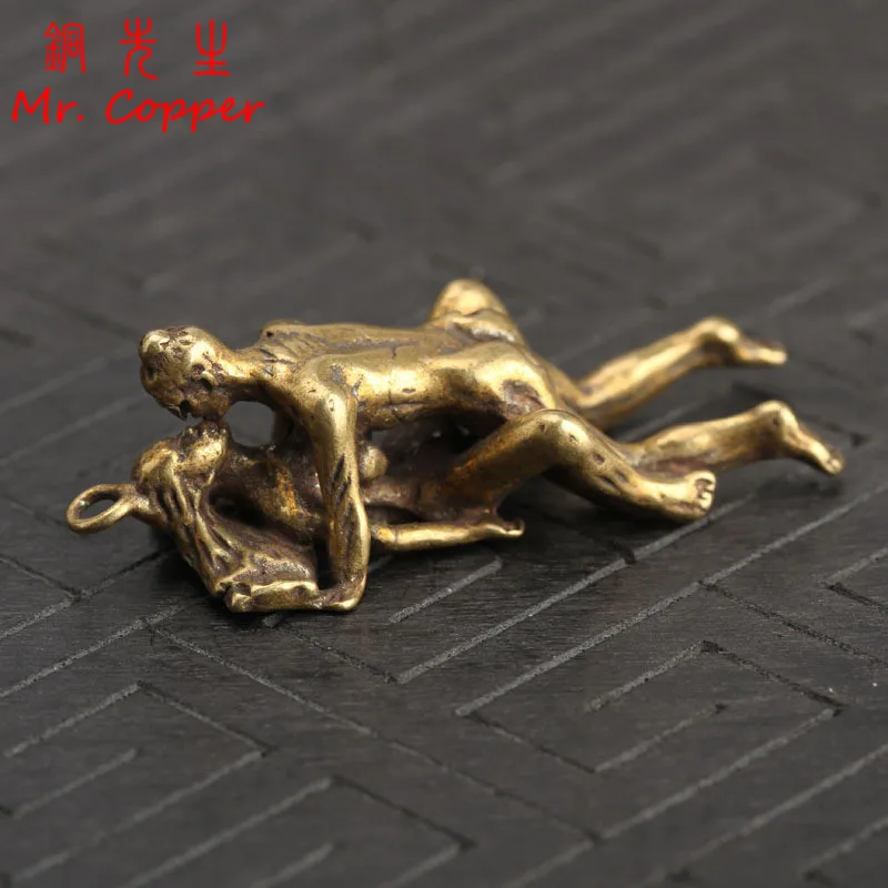 Медная миниатюрная Статуэтка сделай любовь винтажные пикантные аксессуары для