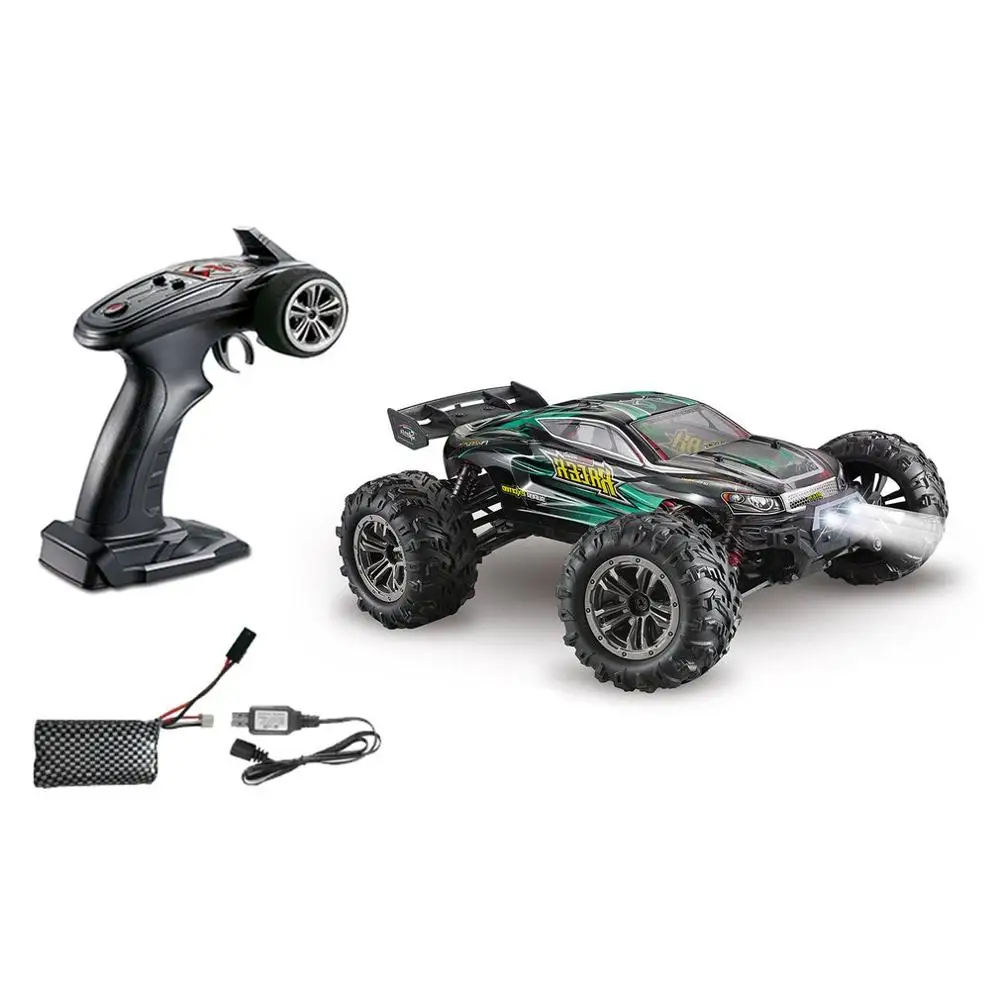 Q903 1:16 RC автомобиль 4WD двигатели Вождение пустыня грузовик бесщеточный привод Bigfoot пульт дистанционного управления модель автомобиля внедорожник игрушка - Цвет: GREEN