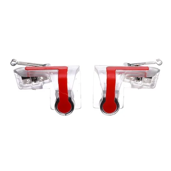 

2 PCS MN Mobile Game PUBG Controller Joystick Fire Grip L1R1 Trigger Button Aim Key Shooter Game Handle for iPhone Android Phone