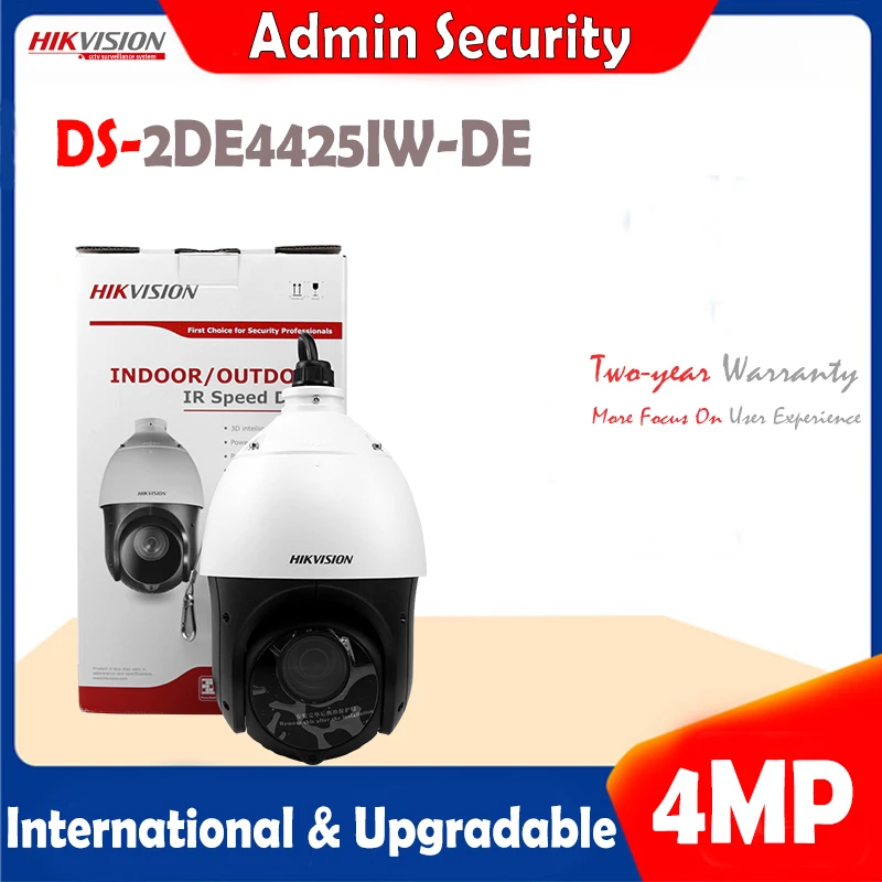 DS-2DE4425IW-DE Hikvision 4MP H.265 POE CCTV камера 25x сетевая PTZ камера 10 м IR IP66 4,8 мм до 120 мм