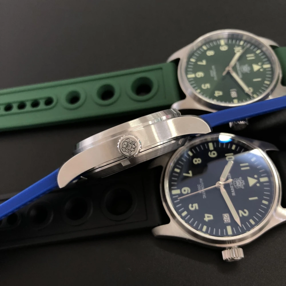 Часы Steeldive Pilot автоматические механические часы дайвинга C3 светящиеся мужские с