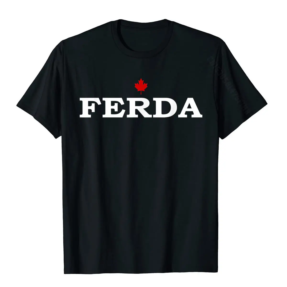 Graphic Men's Tees Ferda T-Shirt__1906 Fitness Tight T-shirts 100% Cotton Short Sleeve Custom Tee-Shirt O-Neck Ferda T-Shirt__1906 black