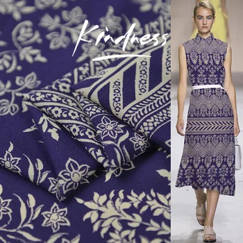 

100cm*110cm Purple Patchwork Bohemian Dress Fabric 100% Real Silk Crepe Material