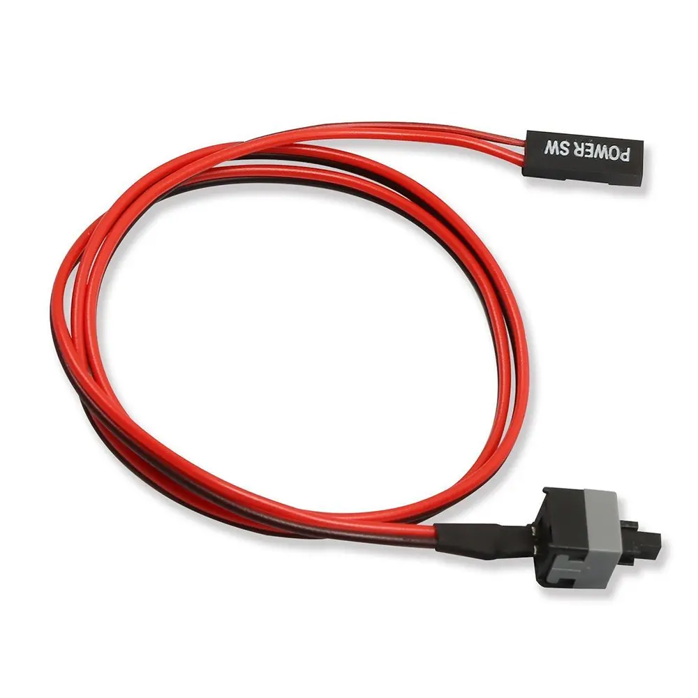 10 шт. 2 Pin SW PC кабель питания вкл/выкл кнопка ATX компьютерный переключатель провода