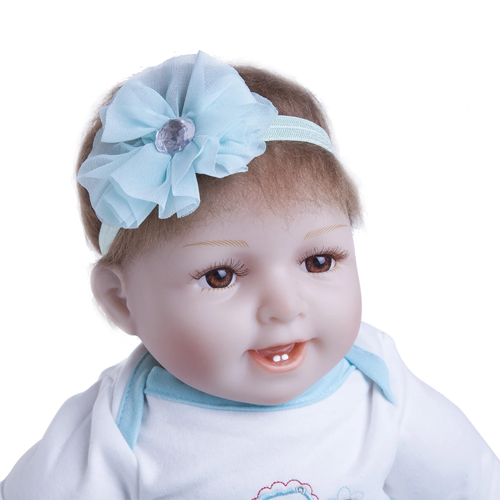 Reborn Baby Doll Lifelike Soft Silicone Bebe Reborn Real Gentle Touch Toys Gifts for Children Silicone Doll Toys for Girls