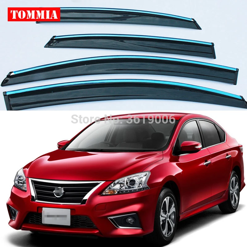 Tommia Фирменная Новинка для Nissan sylphy 2012- оконный козырек дефлектор с защитой от ветра и дождя дефлектор гвардейский Обложка 4 шт./компл
