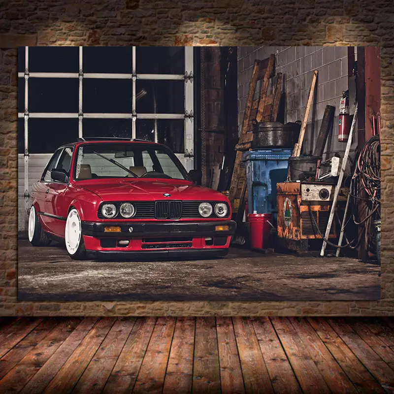 Постеры с принтами M3 BMW E30 супергоночный автомобиль настенные художественные