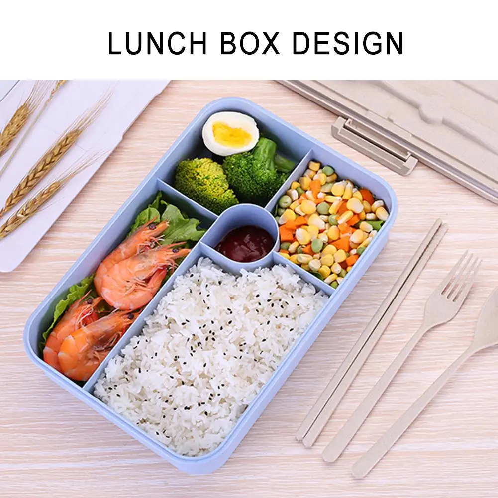 Bento Ланч-бокс многоуровневые контейнеры для еды Детские Мультяшные термоизоляционные безопасные пластиковые контейнер для завтраков