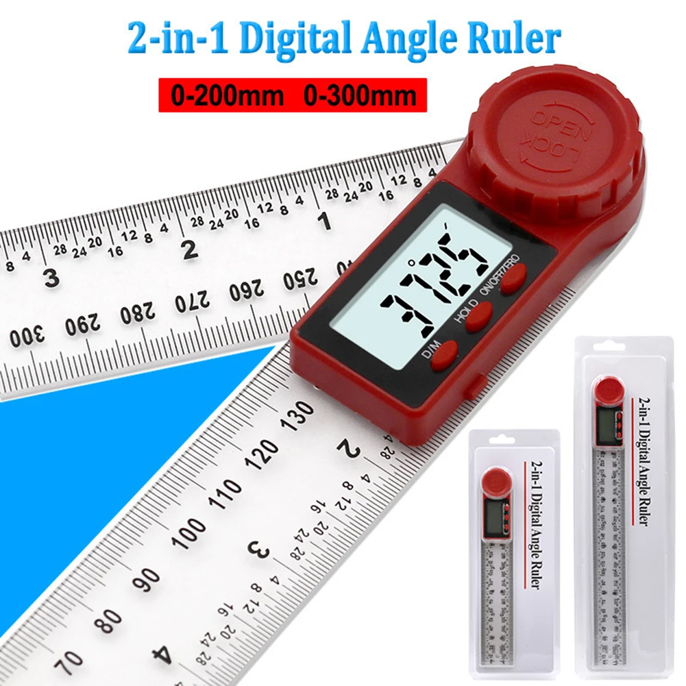  Electron Goniometer Protractor Angle Finder Measuring Tool Digital Meter Angle Inclinometer Angle D