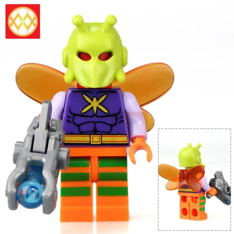 DC super heroes bad guy character Killer croc Bane scarrow Joker harry queen Sinestro Deathstroke строительные блоки детские игрушки - Цвет: WM82