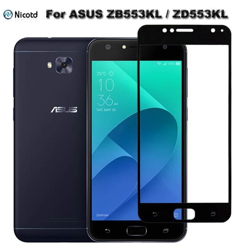 

Tempered Glass For ASUS Zenfone 4 Selfie ZB553KL Screen Protector On The For Asus Zenfone 4 Selfie ZD553KL Full Protective Glass