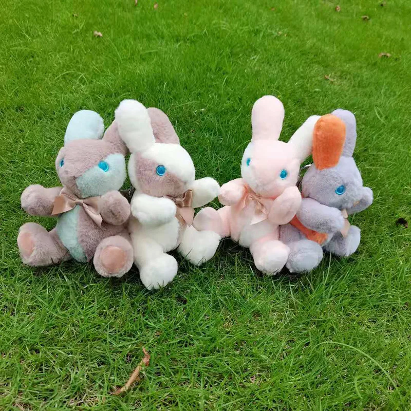 

fashione New cute Creative color changing rabbit keychain Boutique bag decorate pandent soft sweet birthday christmase gift