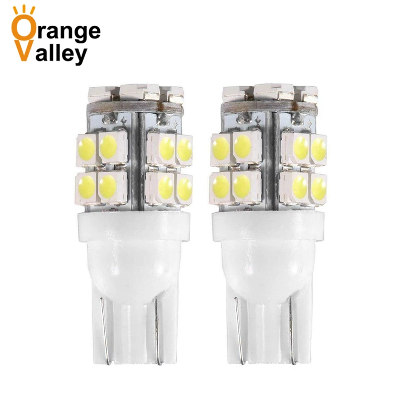100Pcs T10 W5W 194 501 4 10 20 28 LED 1210 3528 SMD Car Auto Side Wedge Parking Lights Tail Lamp Bulb DC12V | Автомобили и