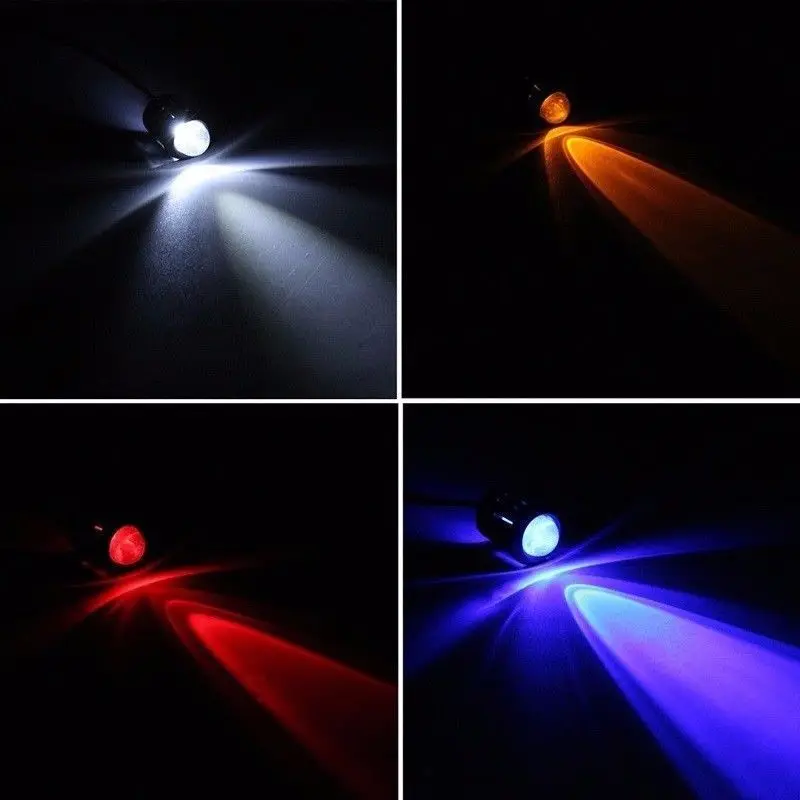 Versatile Multi-Color LED Set with Holders (10-Pack)