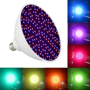 

45W RGB Colorful 468 LED Swimming Pool Light Bulb 120V E27 Remote Control Decor