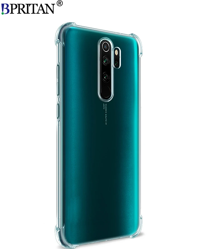 Airbag чехол+ стекло Xiaomi Redmi-Note-8-Pro TPU Case Redmi Note 8Pro мягкий чехол на Redmi-Note-8 чехол редми ноут 8 чехлы редми нот 8 glass ксиоми редми ноут 8 про стекло на нот 8 защитное стекло Redmi Note 8 case