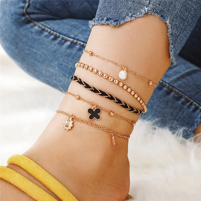 1 Set DoreenBeads Bohemia Anklet Animal Sun Moon Round Multicolor On Foot Ankle Bracelets For Trendy Women Leg Jewelry On Beach 1 Set DoreenBeads Bohemia Anklet Animal Sun Moon Round Multicolor On Foot Ankle Bracelets For Trendy Women Leg Jewelry On Beach