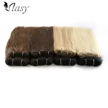 Vlasy 1" 14" 1" человеческих волос парики из натуральных волос волосы double Drawn плетение пучки Пряди человеческих волос для наращивания 110 г/шт