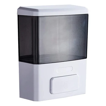 

Manual Soap Dispenser Wall Mounted Shampoo Conditioner Shower Gel Bathroom Kitchen P7Ding