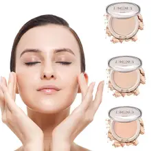 Боба прессованная пудра с зеркалом длительное управление маслом банан лицо основа порошок водонепроницаемый Отбеливание кожи консилер