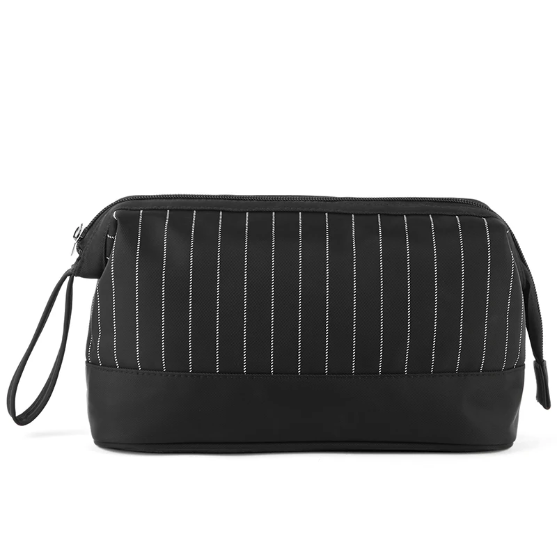 

Striped Waterproof Cosmetic Bag Men Wash Shaving Travel Toiletry Organizer Necessaries Make Up Large Capacity Women Makeup Bags