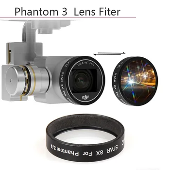 

Quick Loading Lens Star Filter Night Filter 4x 6x 8x for DJI Phantom 3 3S 3A 3P SE Phantom 4 Drone Camera Lens Filter Accessory