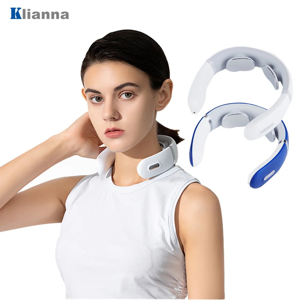 

Smart Shoulder Neck Massager 6 Modes Far Infrared Heating Pain Relief Tool Pulse Back Massager Cervical Vertebra Physiotherapy