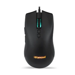 Usb com fio mouse luzes óptico com fio mouse do computador para o escritório & casa ratos computador para windows plug and play