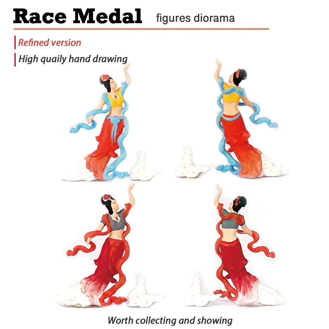 Racemedal 1:64 Mini 3D Resin Model Miniatura Doll Scene Decoration Toy Antique Flying In The Sky Macro Shot Micro Shot Static Ha