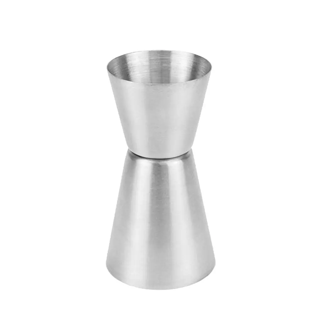 

25/50ml Stainless Steel Bar Measures Jigger Party Wine Cocktail Dual Spirit Drink Measure Cup Bar Accessories