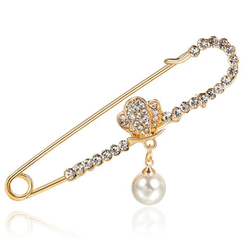 Прямая с фабрики, брошь в виде голубого глаза с кристаллами, Стразы золотого и серебряного цвета - Окраска металла: Golden