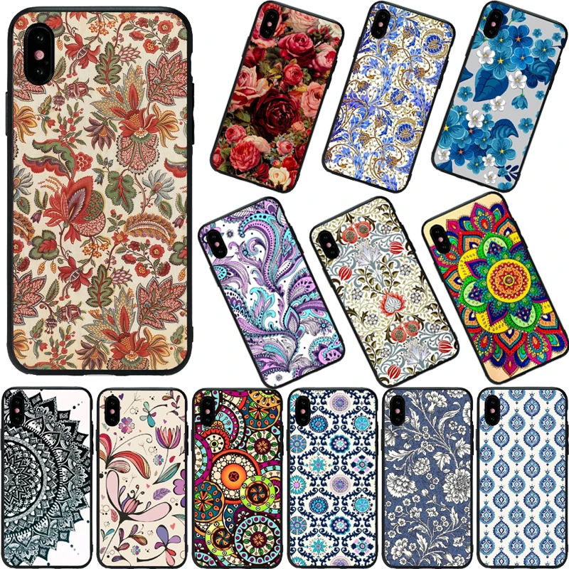 Boho индийский цветочный Лотос слон родовой рисунок &quotпейсли&quot Мягкая