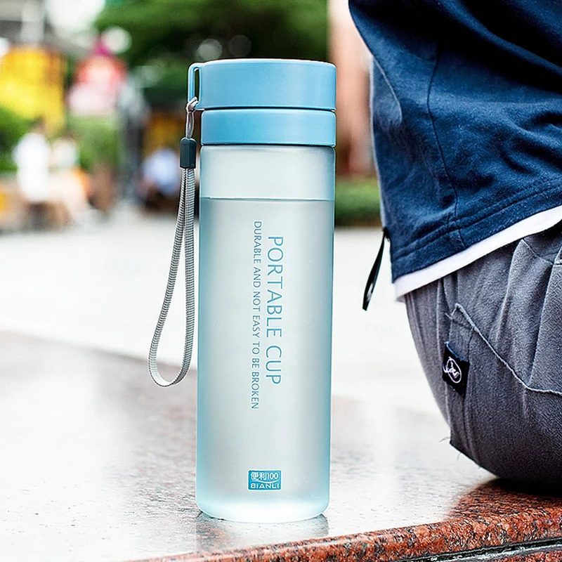Пластиковая Спортивная бутылка для воды на открытом воздухе большая портативная