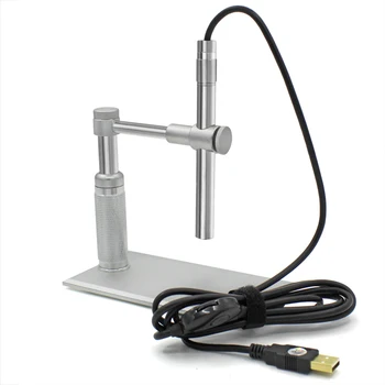 

1-500X 2MP Pen Type USB Digital Microscope Endoscope 12MM 8*LED Electronic Inspection Portable Metal Aluminium Stand Holder