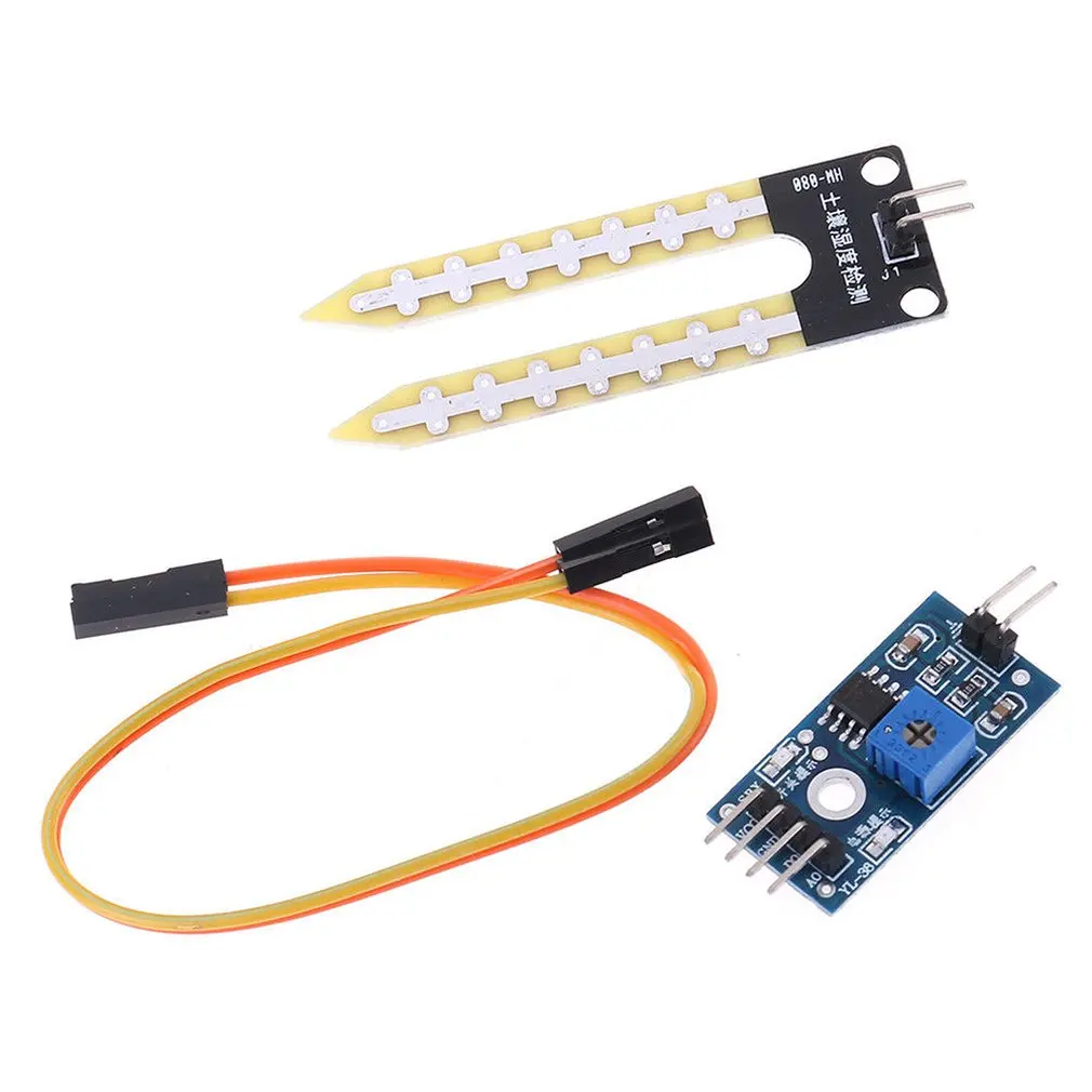 5X гигрометр влажности почвы датчик обнаружения влажности модуль Arduino w/Dupont Ca компаратор чип модуль